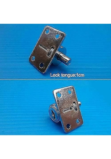 Veranda Kapısı İçin Yeni Sürgülü Pencere Kilidi - Gümüş - Vidalı