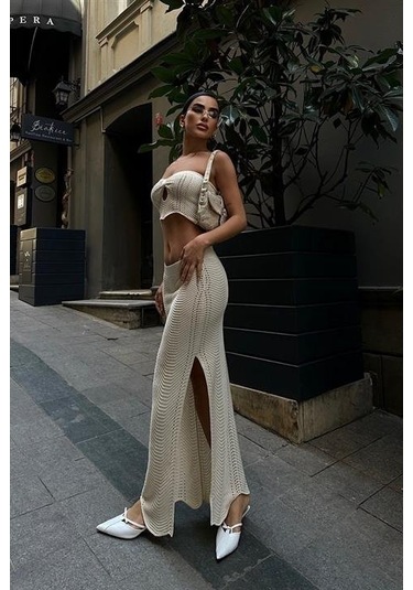 Mischa Cut Out Ajurlu Takım 9839 Çok Renkli