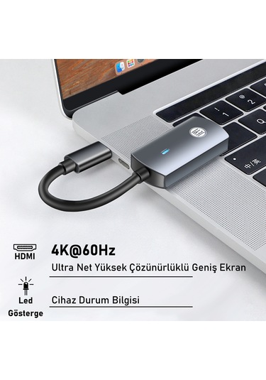 JEYI USB Type-C to HDMI 4K/60Hz Dönüştürücü Çevirici Adaptör