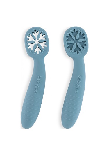 Babyjem Silikon İkili İlk Kaşığım Mint Mint