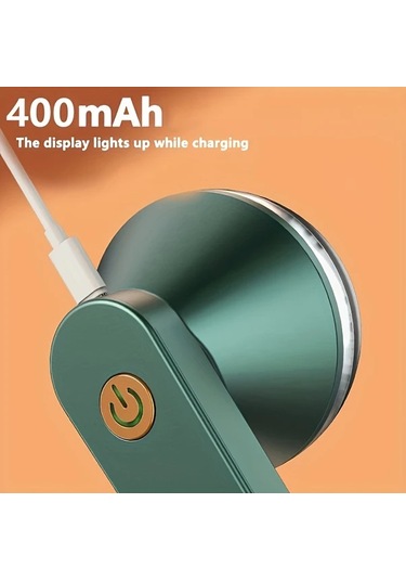 Besthome1 Şarj Edilebilir Yeşil Yün Tüy Toplama Makinesi Ev Ve Çamaşır Bakımı İçin Portatif Yumuşak Kumaş Yeşil