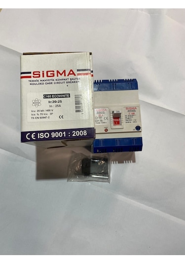 Sigma 3c16025 3p 25 A 25 Ka Ayarlı Tmş Kompak Şalter