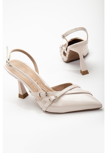 Valerya Kadın Yüksek Topuklu Rugan Stiletto Ayakkabı VALERYA34780 001