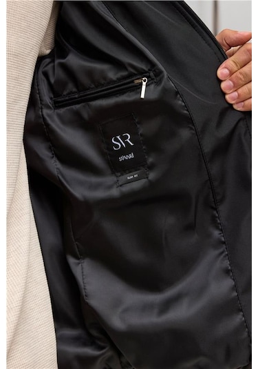 SÜVARİ Siyah Slim Kapitone Mont Siyah