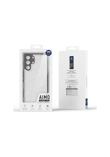 Zte Nubia Red Magic 10 Pro / 10 Pro Dux Ducıs Aimo Serisi Tpu Pc Buzlu Hissediyorum Telefon Kılıfı Siyah Siyah