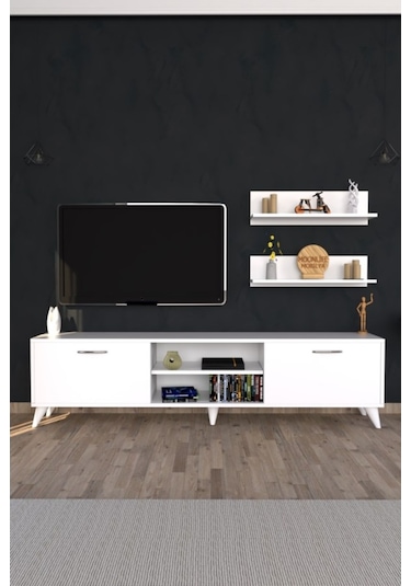 Moonlife Zümrüt Tv Ünitesi  Beyaz