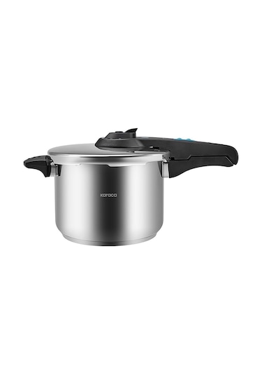 Karaca Saga İndüksiyon Tabanlı Düdüklü Tencere Seti 4+6 Lt Siyah