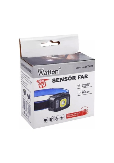 Pratik Sensörlü Sinyalli Kafa Lambası Wt-024 Renkli