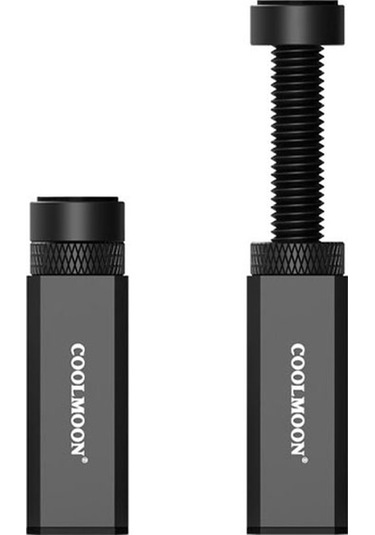 Sones Coolmoon Grafik Kartı Standı Masaüstü Bilgisayar Grafik Kartı Dikey Üst Destek Braketi Vida Teleskopik Destek Çubukları, Ayarlanabilir Yükseklik: 5-8 Cm Siyah