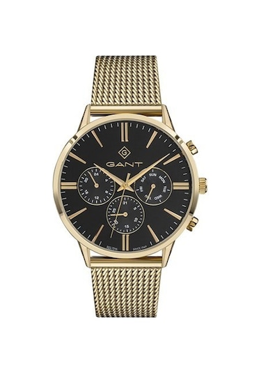 Gant Gt063008 Quartz Sarı Hasır Siyah Kadran 44 Mm Erkek Kol Saati