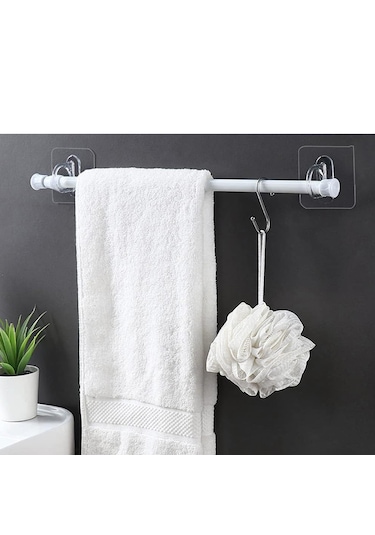 Yapışkanlı Yüzük Stil Banyo ,mutfak Eşya Askılığı-al4759 1 Adet Şeffaf