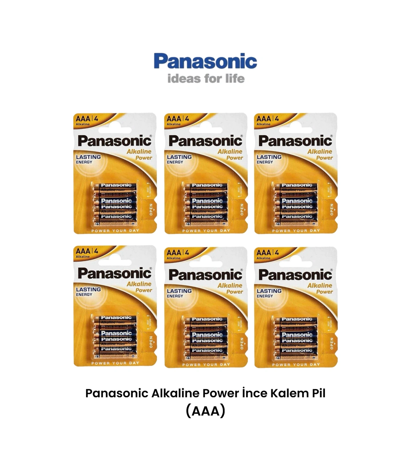 Panasonic Alkaline Aaa-lr03 1,5v 24 Adet İnce Kalem Pil Aaa