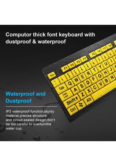 Büyük Harflerle - Yaşlılar, Çocuklar Ve Görme Engelliler İçin - Klb