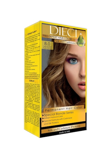 Dieci Natural Eko Kit Boya 8-0 Açık Kumral