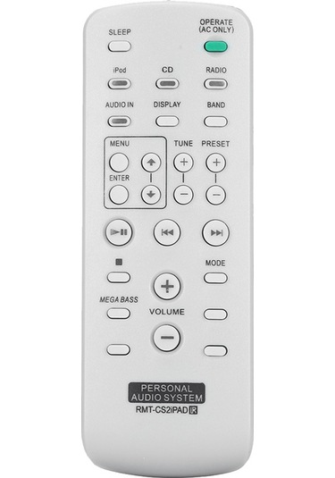 Sony Rmt-cs2ıpa Zs-s2ıp Zs-s4ıp İçin Yedek Uzaktan Kumanda