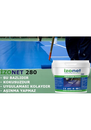 İzonet 280 Tenis Kort Boyası 18 Kg