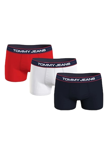Tommy Hilfiger Tommyhilfiger Erkek Boxer 3'lü Set Çok Renkli