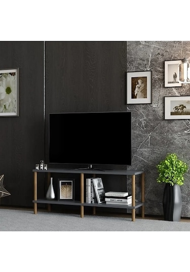 Tv Sehpası Şota Antrasit 90 Cm