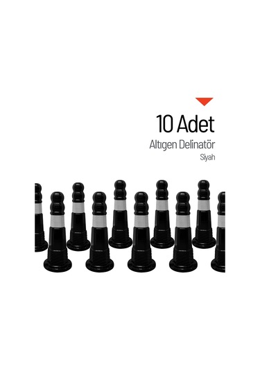 10'lu Altıgen Delinatör Seti, Esnek Duba-3737