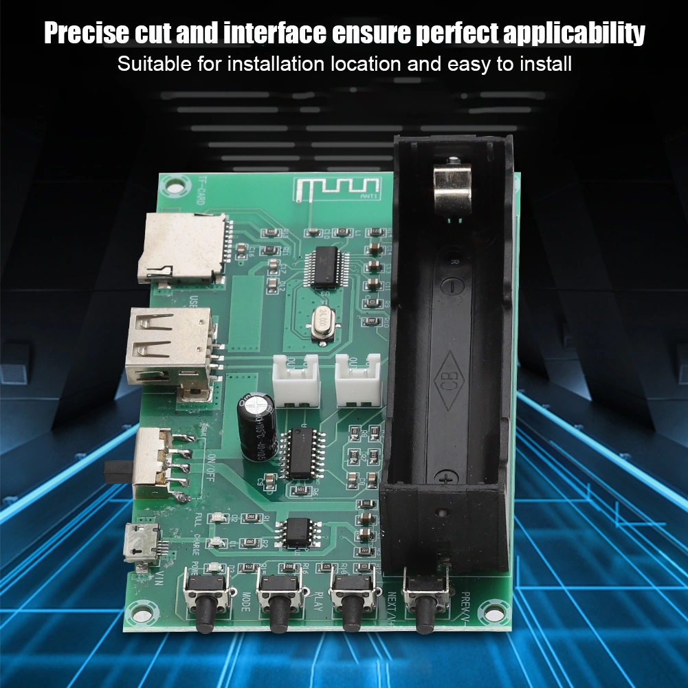 Shineyee Pam8403 Çift 5w Bluetooth Dijital Güç Mikseri Modülü - 20m Uzaklıkta, 5v Besleme, 2 Kanal Pil Dahil Değil