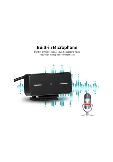 Dancemonkey 5mp Usb Kamera - Otomatik Odaklı, Mikrofonlu, Pc Ve Laptop İçin Kolay Kurulum