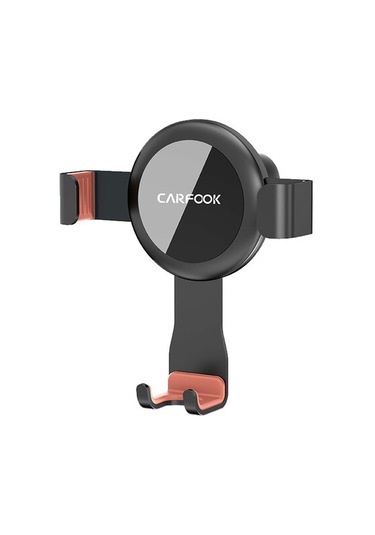 Carfook Araç Tutucu Evrensel Cep Telefonu Ayrılmış Şarj Portu Hava Çıkışı Cep Telefonu Tutucu Kalınlaştırılmış Silikon, Siyah