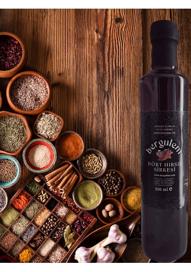 Bergulem Doğal 14 Baharat Sirkesi 500 ML