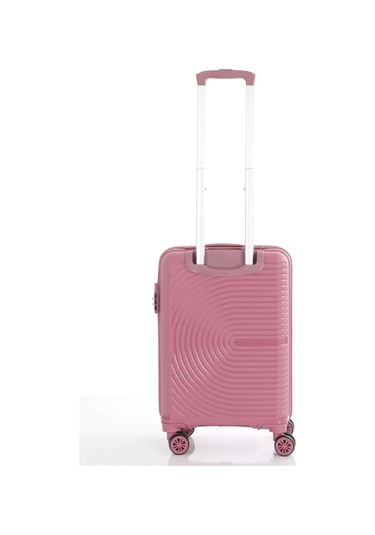 Mçs Kabin Boy Kırılmaz Polipropilen Valiz Koyu Pudra V374 Koyu Pudra