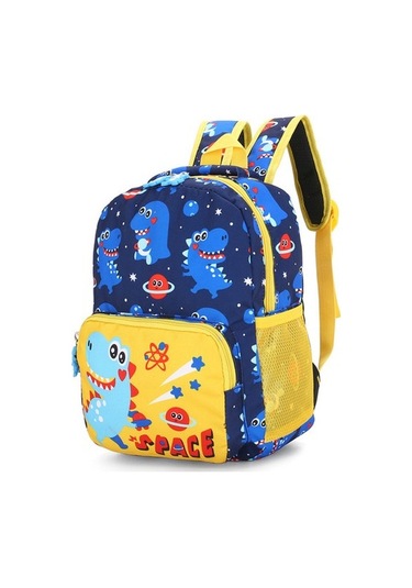 Enjoy Homee Çocuk Sırt Çantası Karikatür Dinozor Anaokulu Okul Çantası Yı8q27 Azur Mavi