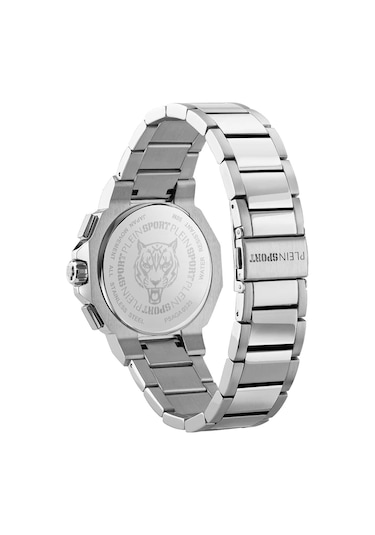 Plein Sport Psaga0525 Erkek Metalik Gri