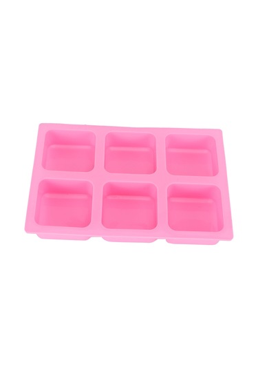 Shineyee Gıda Grubu Silikon Kalıp - 6 Hücreli Kare Ve Daire Şekli, Fırın Uyumlu, Çikolata/pasta/sabun Yapımı, -40 C/+230 C Isı Dayanıklı Diğer