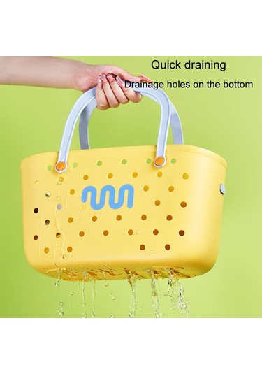 Sones Dopamin Taşınabilir Banyo Depolama Sepeti Ev Tipi Boşaltılabilir Sebze Sepeti, Renk: Yeşil Diğer