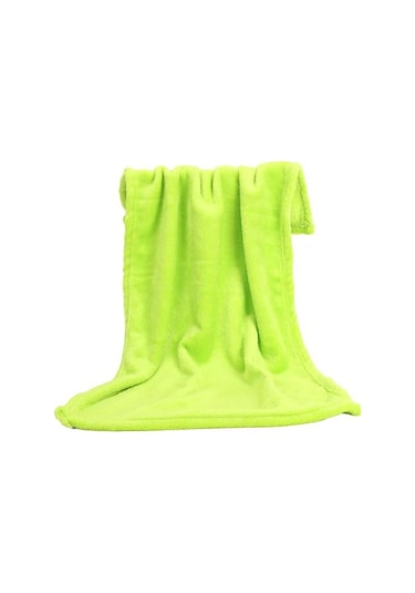 Yeşil Faydalı Polar Battaniyeler Kanepe İçin Ekstra Rahat Evrensel Kalın Polar Battaniye Malzemeleri 70x100cm