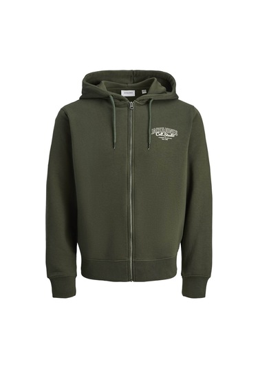 Jack & Jones Jjmakoto Haki Erkek Sweatshirt 12278607 Haki