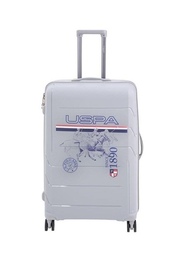 U.s. Polo Assn. Since 1890 Plvlz24075a-01 Pp Gri Büyük Boy Valiz Gri