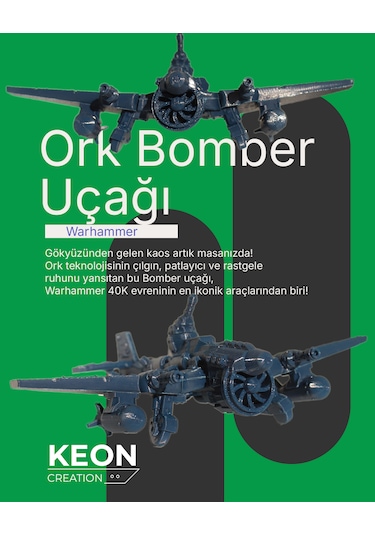 Warhammer 40k Ork Bomber Uçağı