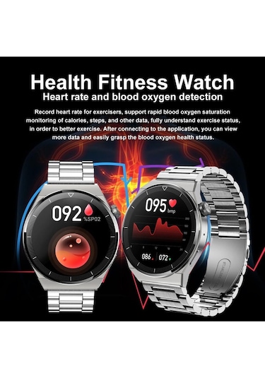 Yuvarlak Spor Klasik Arama Yapan Erkek Akıllı Saat Android Ve Ios Huawei Iphone Samsung Uyumlu