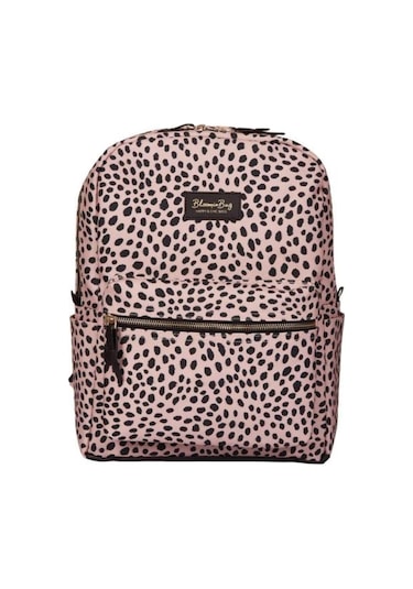 Bloominbag Leopard Love 13-14 İnç Laptop / Macbook Sırt Çantası Somon