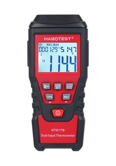 Springsun Habotest Ht617b Taşınabilir 2k Dijital Termometre - Yüksek Fırın & Sıvı Hidrojen