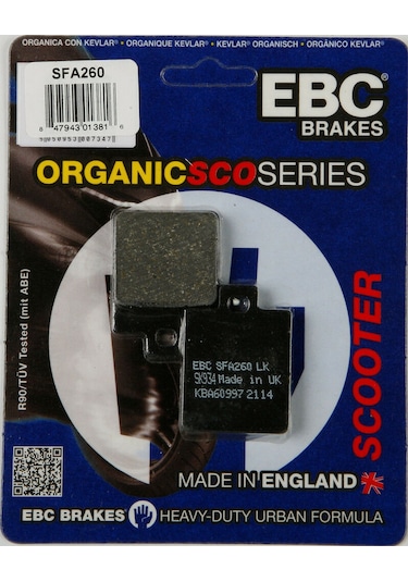 Vespa Et 4 Ön Fren Balatası Ebc Sfa260 Balata