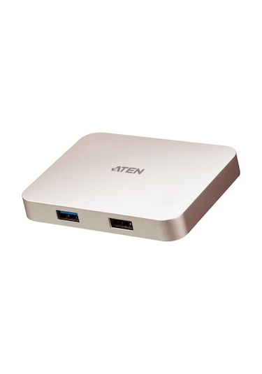 Karnas_Teknoloji Aten Aten-Uh3235 Usb-C 4K Ultra Mini Dock With Power Pass-Through