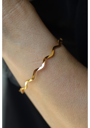 Yenigün Kuyumculuk Yatırımlık Zikzak Ajda Altın Bilezik