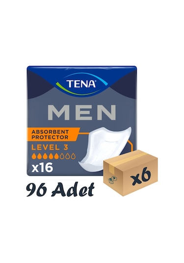 Tena Men Level-3 Erkek 5 Damla Mesane Pedi 6 x 16 Adet