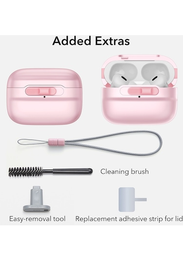 Apple AirPods Uyumlu Pro/pro 2 Halolock Magsafe Pulse Flicklock Kılıf Yeşil Yeşil