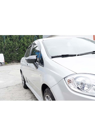 Linea Yarasa Ayna Kapağı Plastik Parlak Siyah