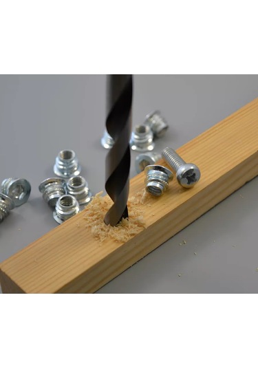 Moj Cerdak Mobilya Bağlantı Parçası M8x20mm-20 Adet. 173628216 Gri