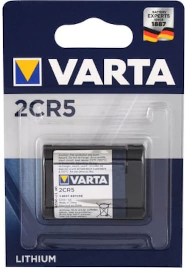 Varta 2Cr5 6203 6 Volt Lityum Foto Pil 12-2029
