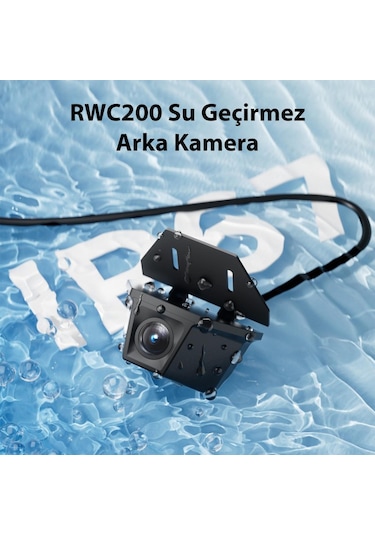Viofo Rwc200 Ip67 Su Geçirmez A229 Pro / Plus Uyumlu 2k Quad Hd Dış Arka Kamera