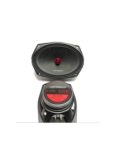 Navigold Ng-695 650 Watt 6X9 Oval Midrange Oto Hoparlör Takımı