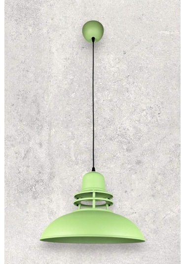 Fener Özel Tasarım Modern Salon - Mutfak - Cafe Yeşil Tekli Sarkıt Avize Yeşil